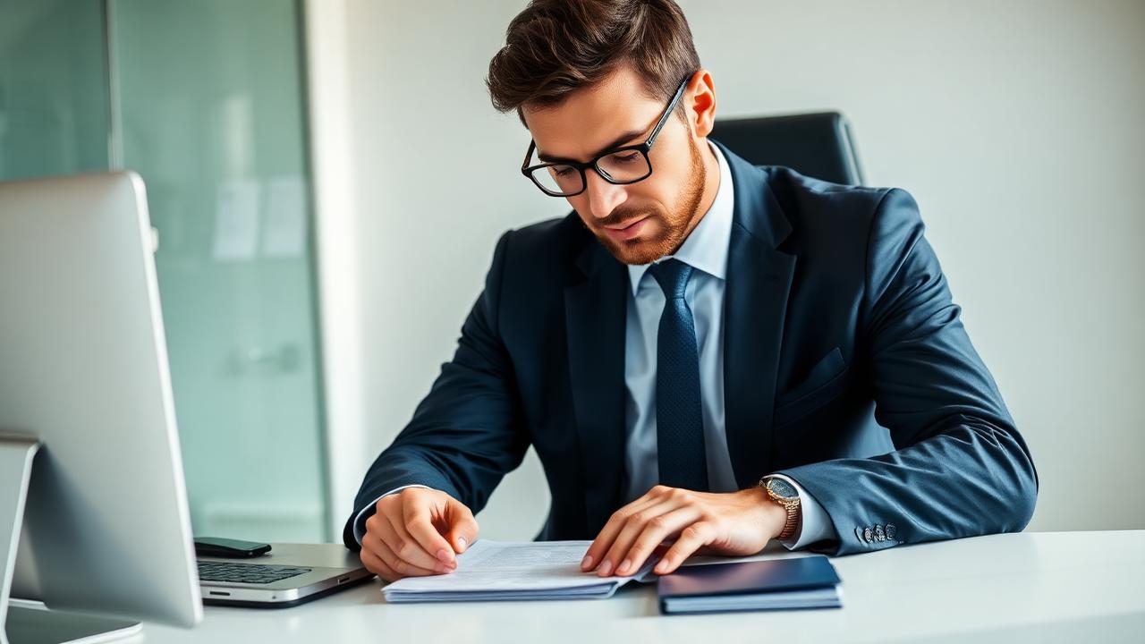 Chauffeur VTC préparant son dossier de renouvellement de carte professionnelle